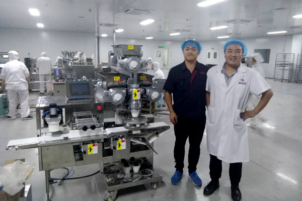 勁華月餅包餡成型一體機(jī)性能穩(wěn)定，占地面積小